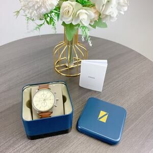 Fossil BQ2850 Rhett Multifunction Brown LiteHide Leather Watch